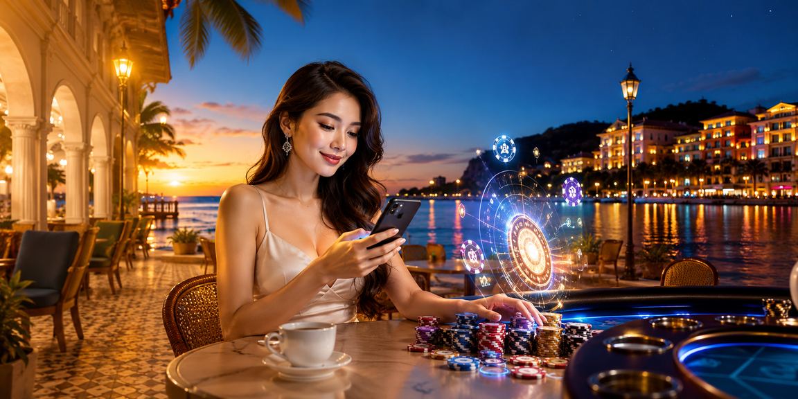 Pemain Malaysia bermain kasino mudah alih dalam suasana santai dengan akses poker dalam talian p07